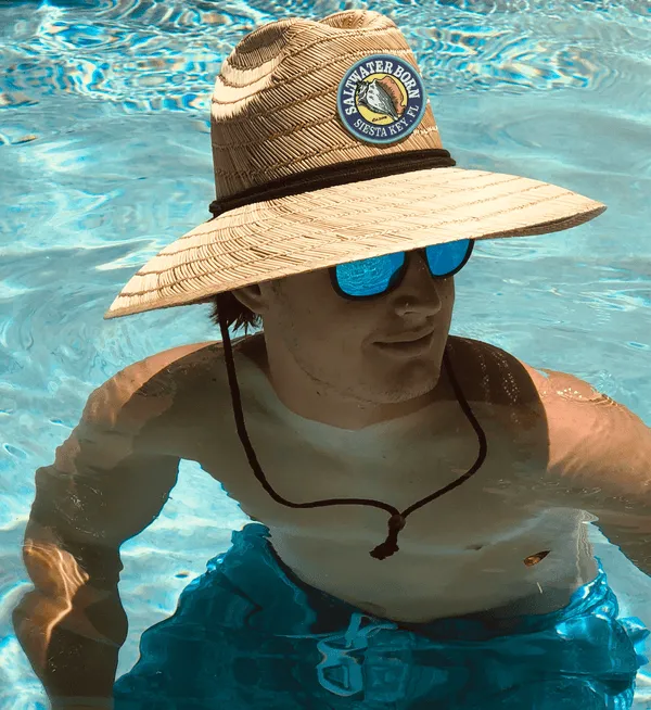 Siesta Key Lifeguard Straw Hat