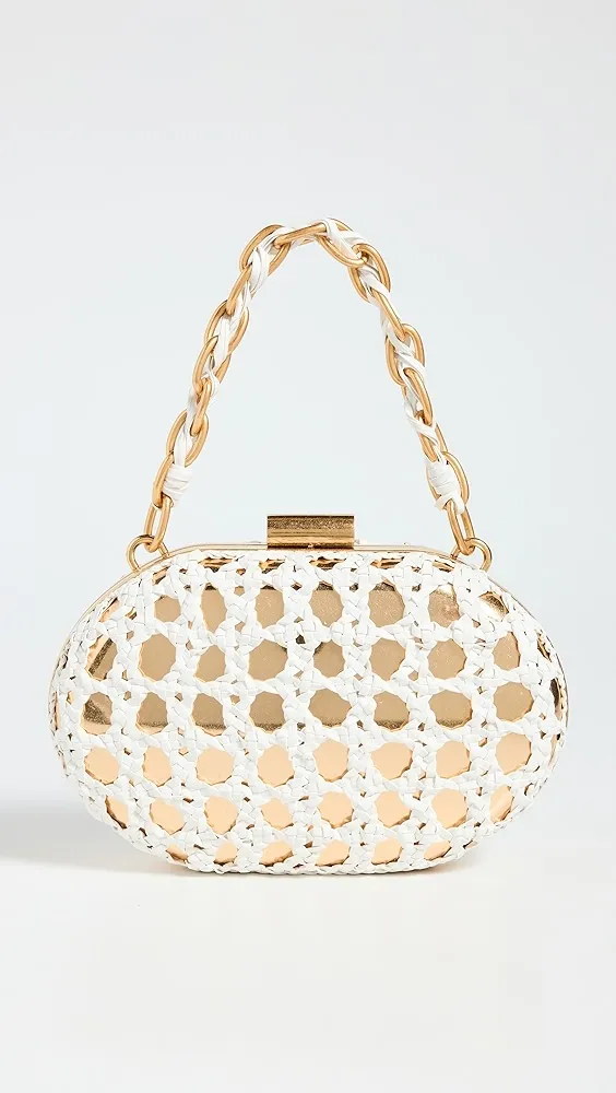 SIMKHAI   Sol Macrame Leather Bag 