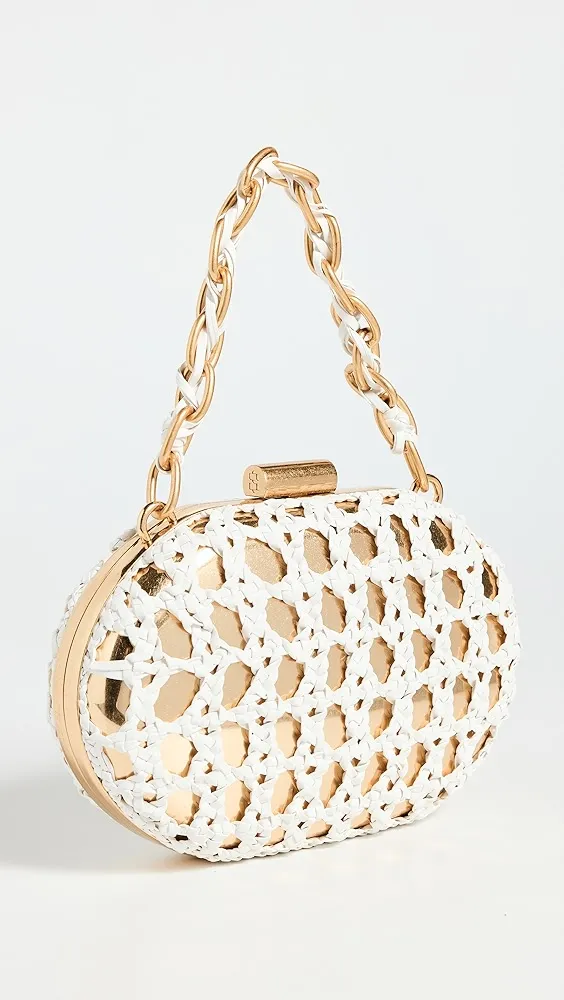 SIMKHAI   Sol Macrame Leather Bag 