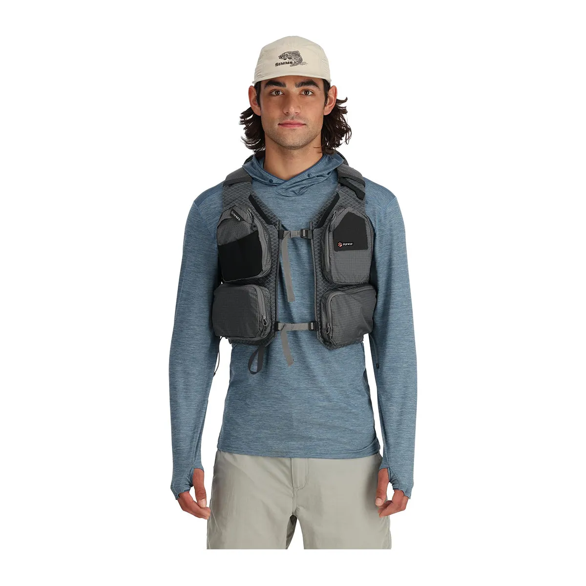 Simms Flyweight Vest Pack Smoke