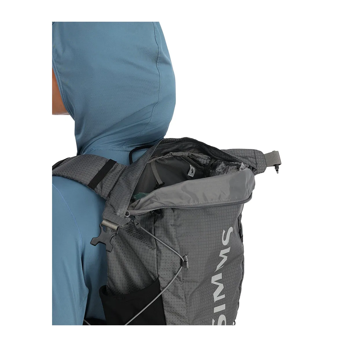 Simms Flyweight Vest Pack Smoke