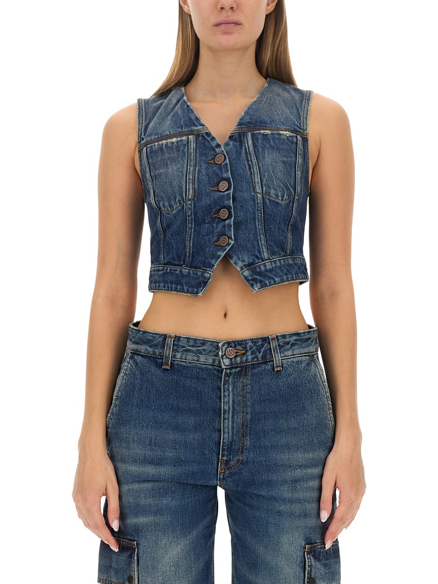 STELLA McCARTNEY    DENIM VEST