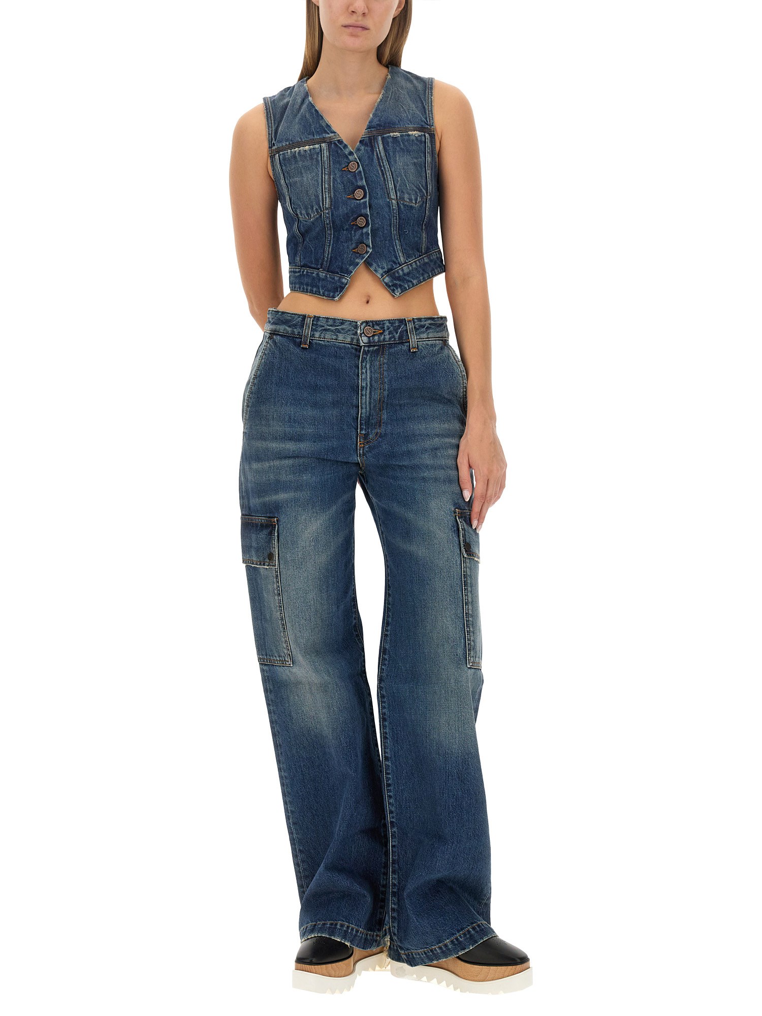 STELLA McCARTNEY    DENIM VEST