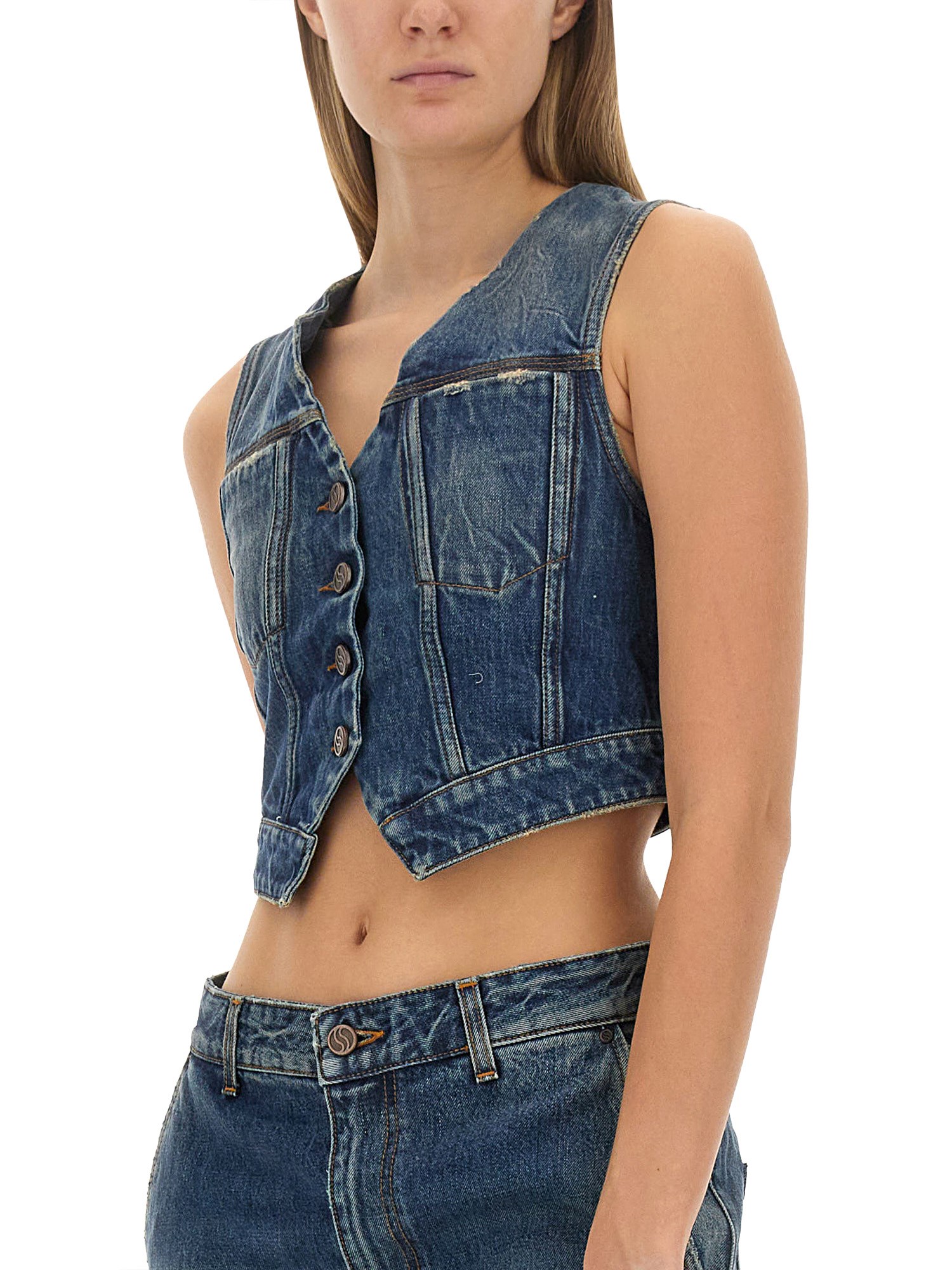 STELLA McCARTNEY    DENIM VEST