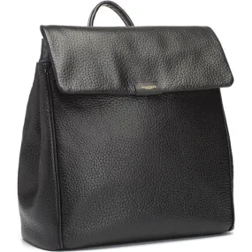 Storksak St. James Convertible Backpack, Black Leather