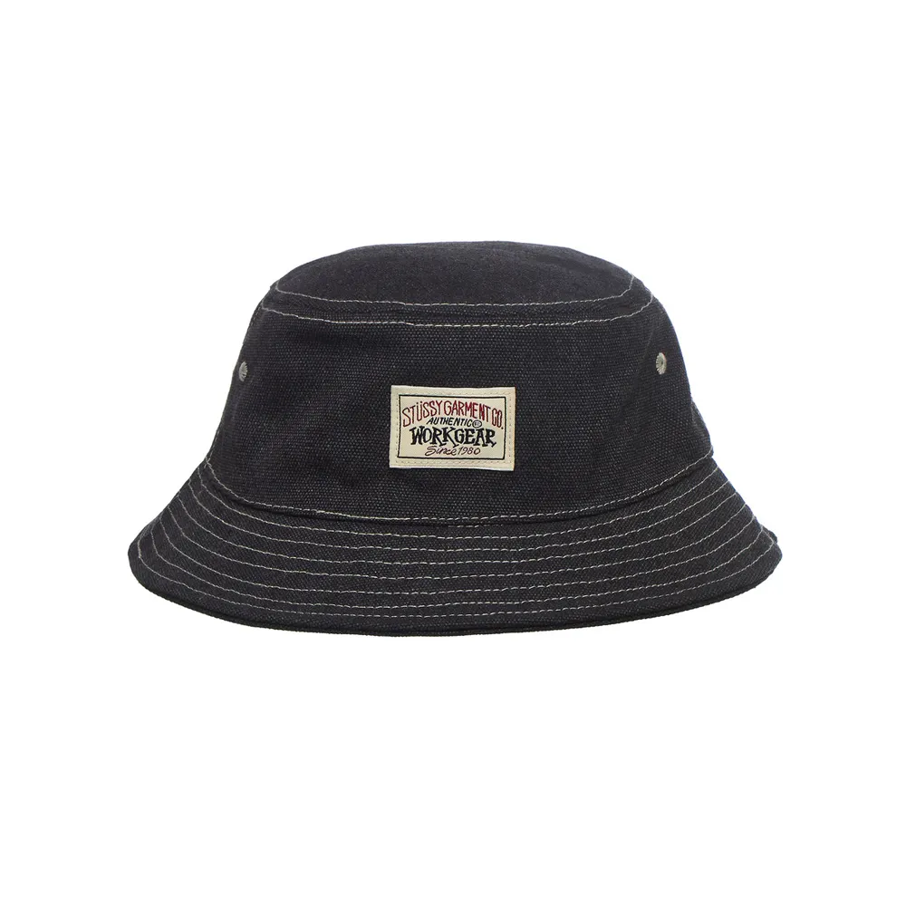 Stussy Workwear Bucket Hat Black 1321088