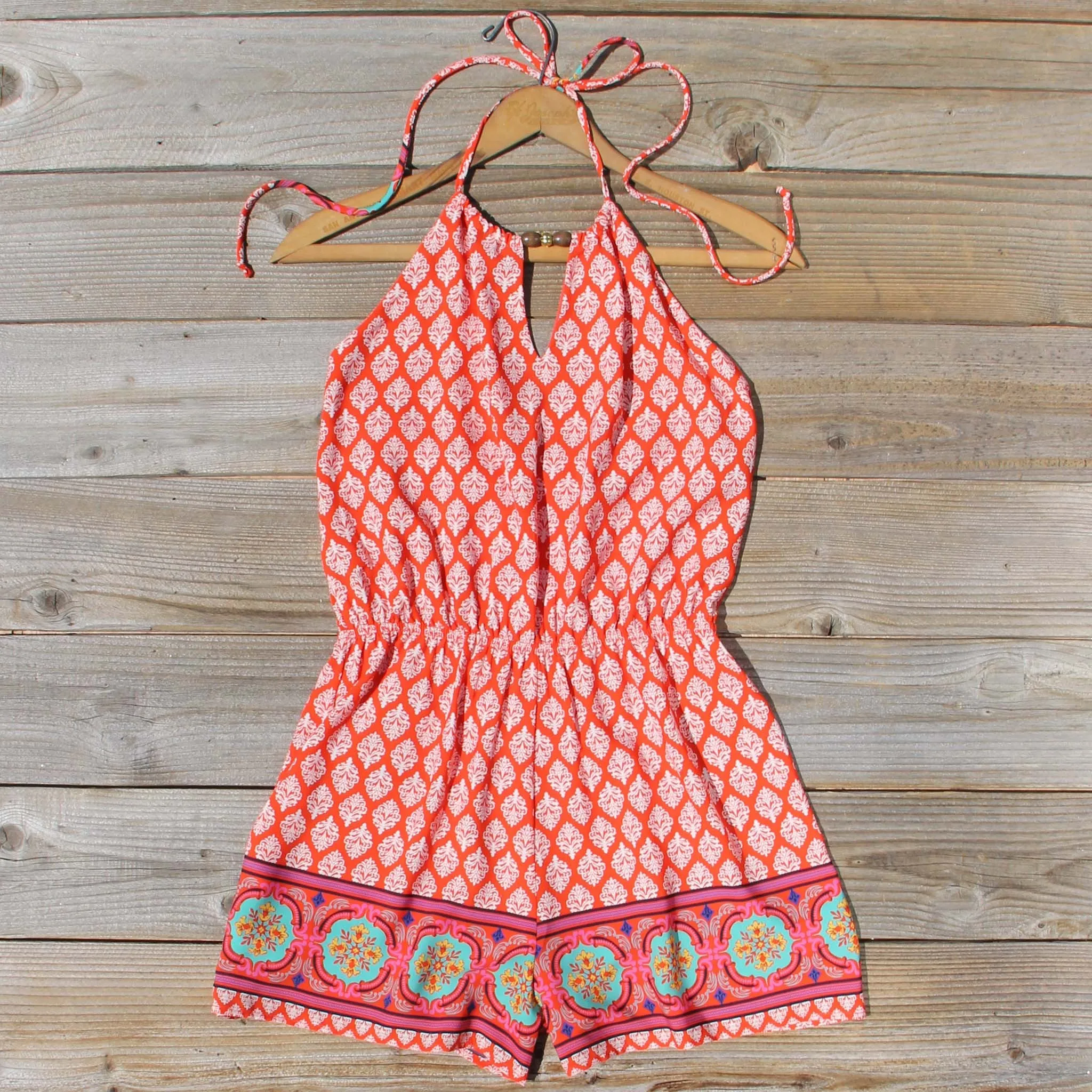 Sunstone Romper in Red