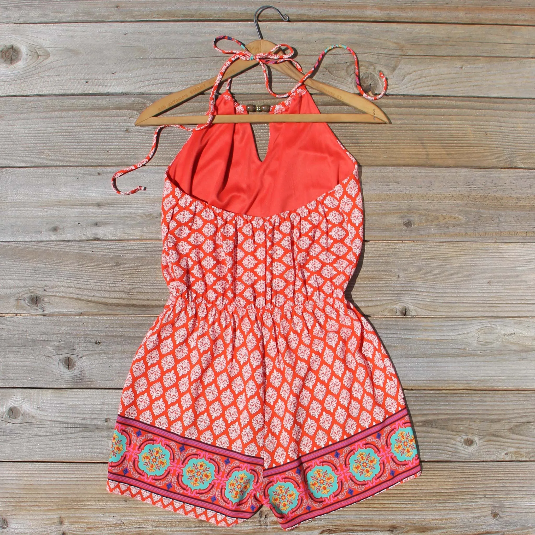 Sunstone Romper in Red