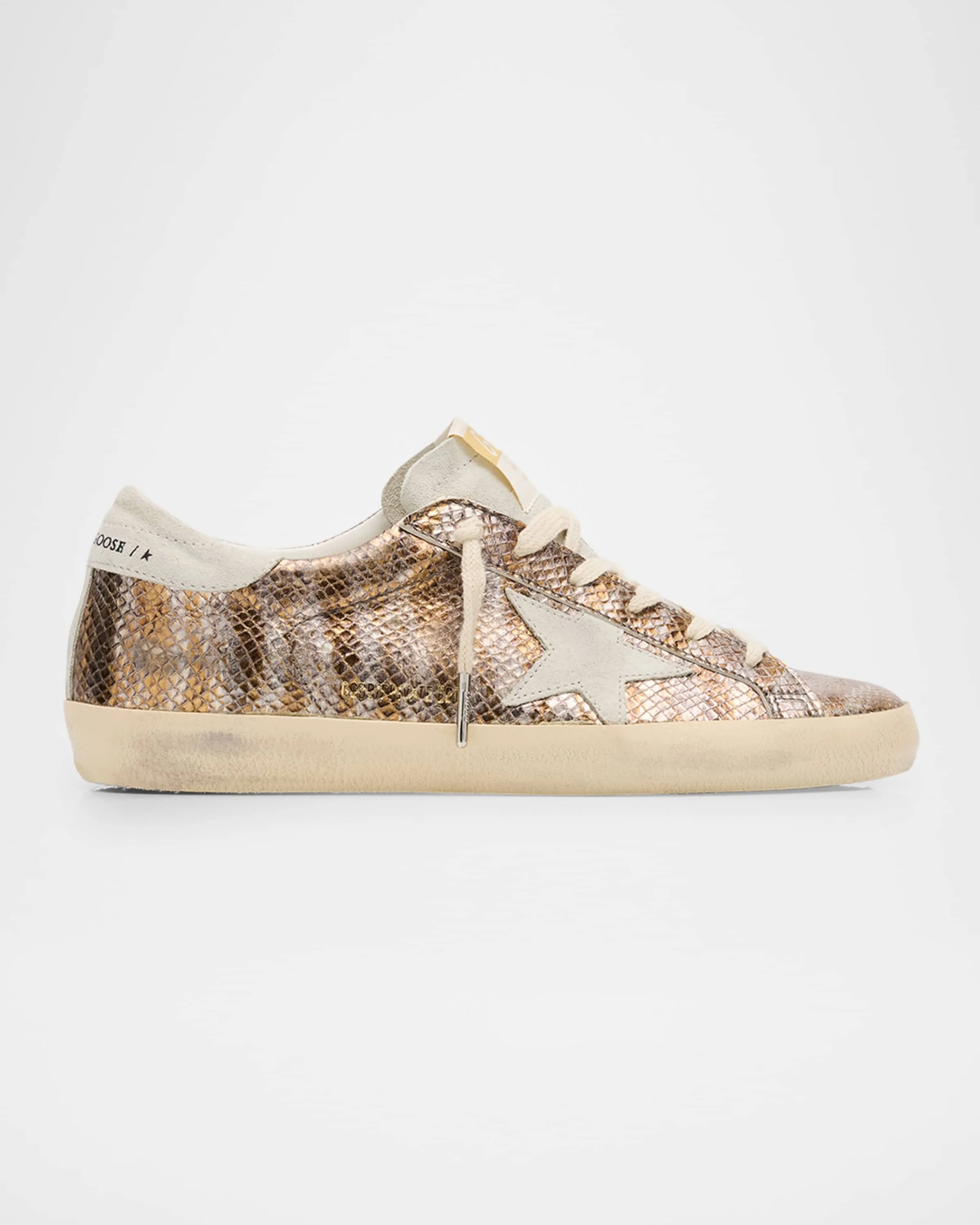 Superstar Metallic Embossed Low-Top Sneakers