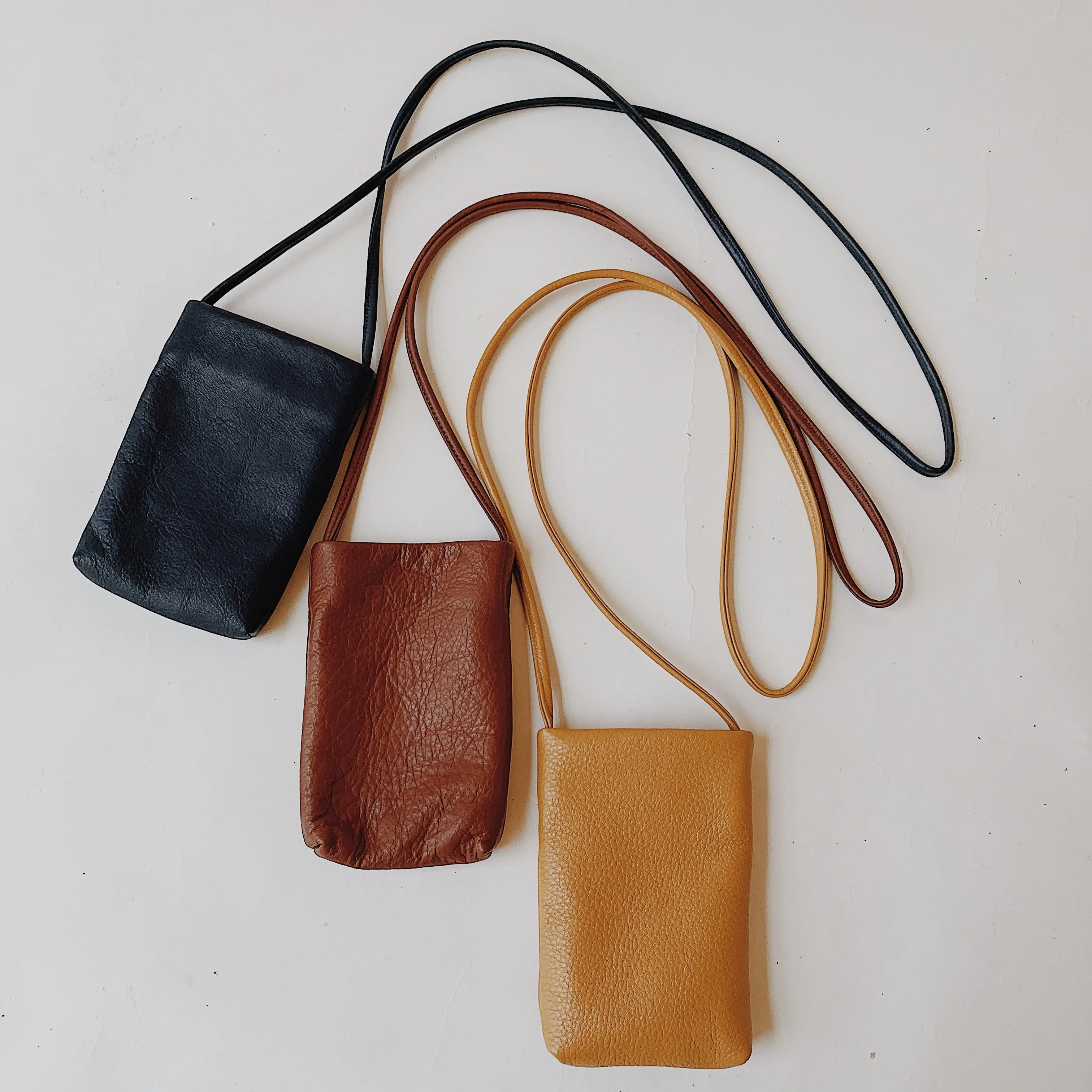 Sven | Small Leather Bag in Cognac