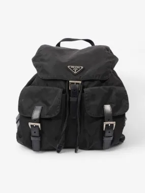 Tessuto Backpack Black Re Nylon Medium