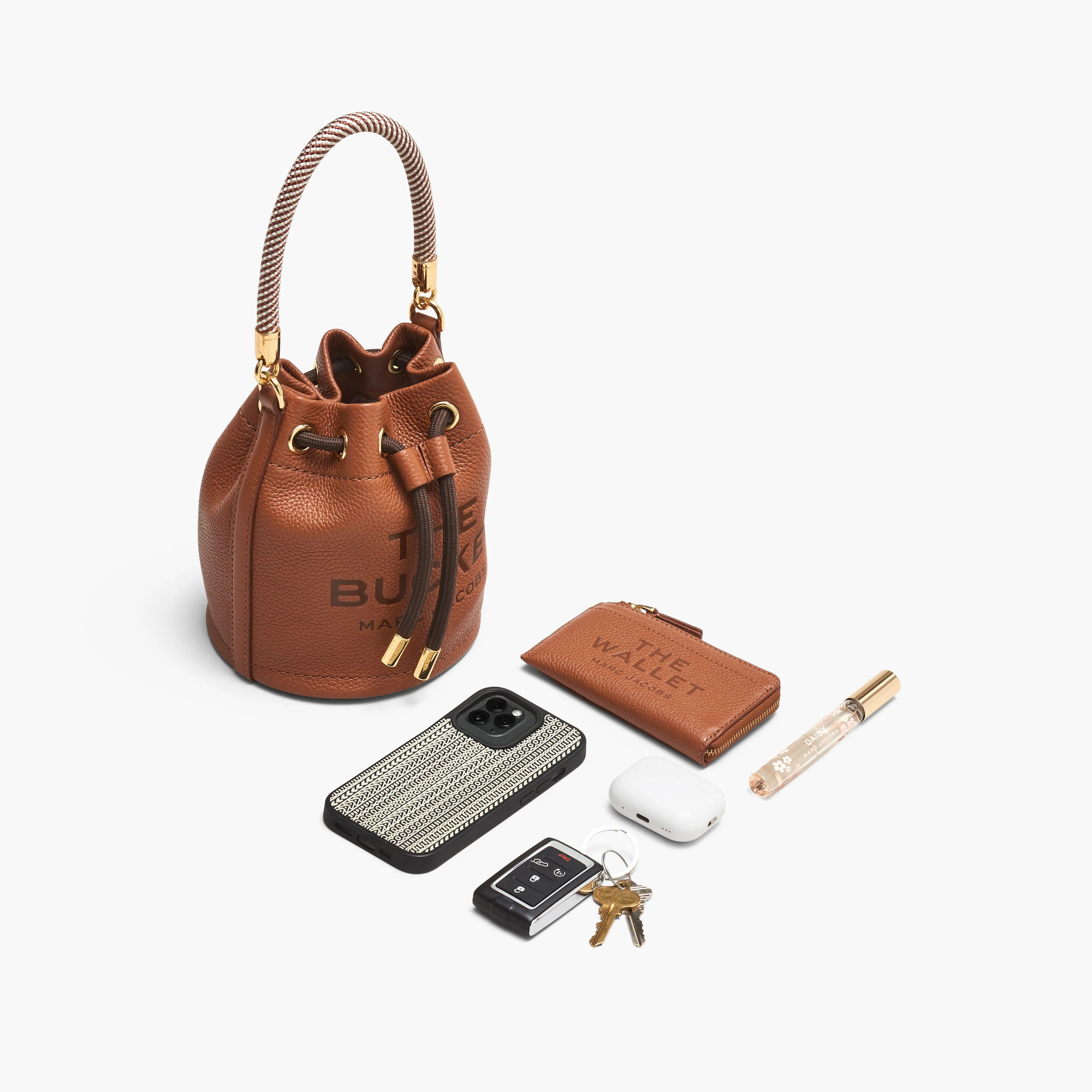 The Leather Mini Bucket Bag