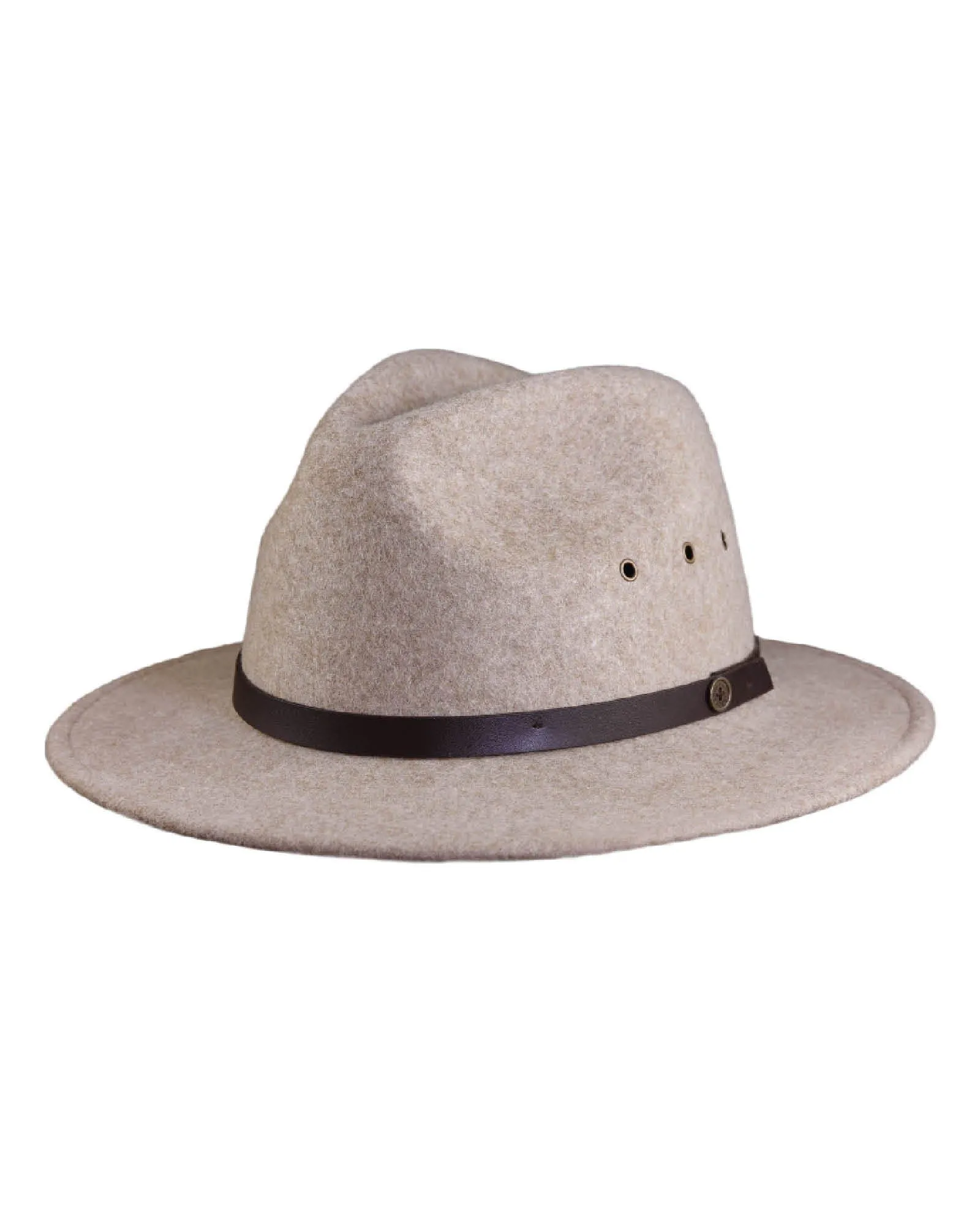 The RataTat Crushable Felt Hat  - Fawn - Kids