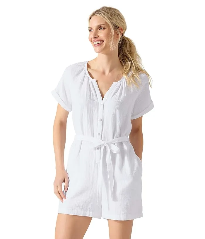 Tommy Bahama Coral Isle Short Sleeve Romper Women's