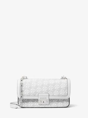 Tribeca Small Empire Signature Logo Shoulder Bag