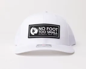 Trucker Hat- White (Black Patch)