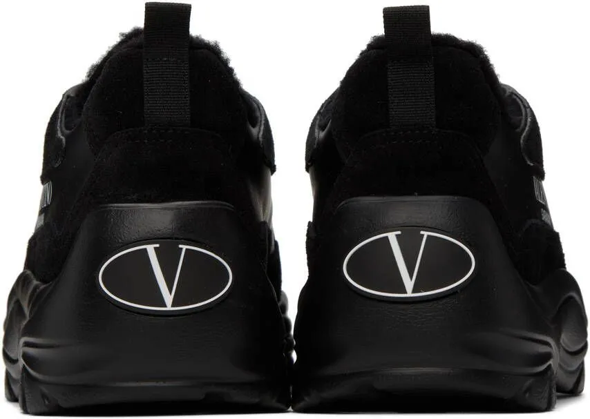 Valentino Garavani Black Gumboy Sneakers