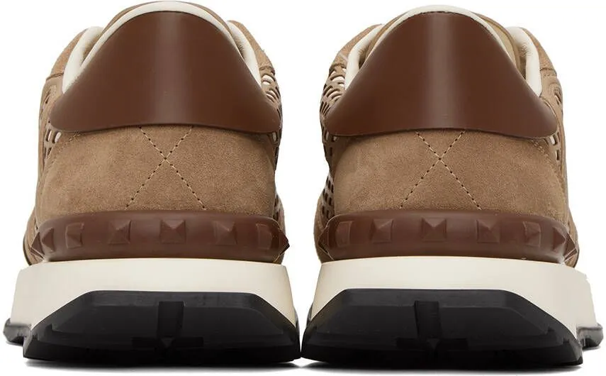 Valentino Garavani Brown Netrunner Sneakers