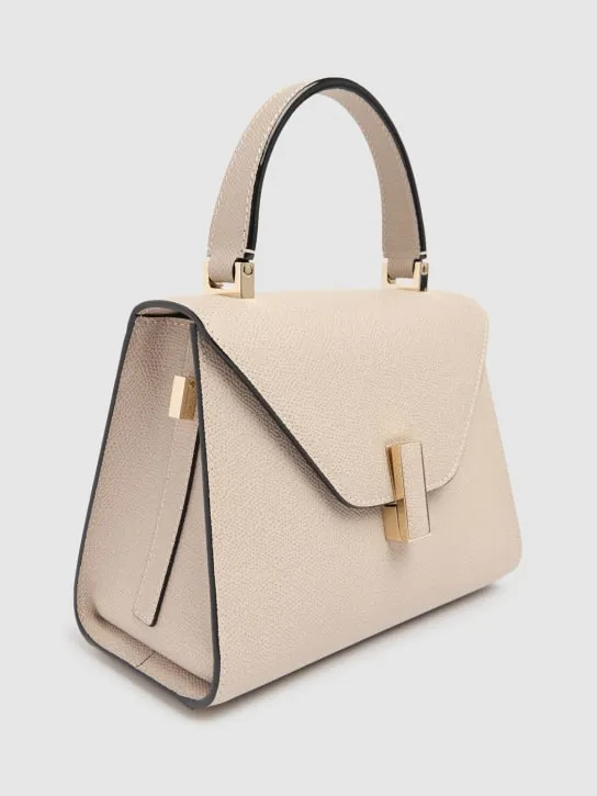 Valextra   Mini Iside grained leather bag 