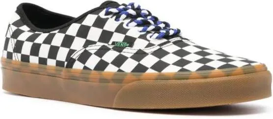 Vans Authentic checkerboard sneakers White