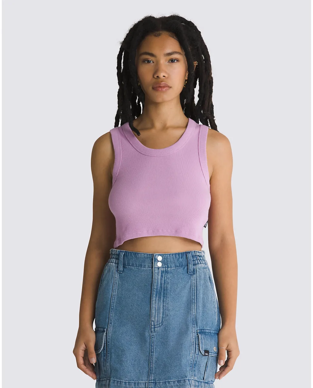 Vans Drew Rib Tank Top - Smoky Grape