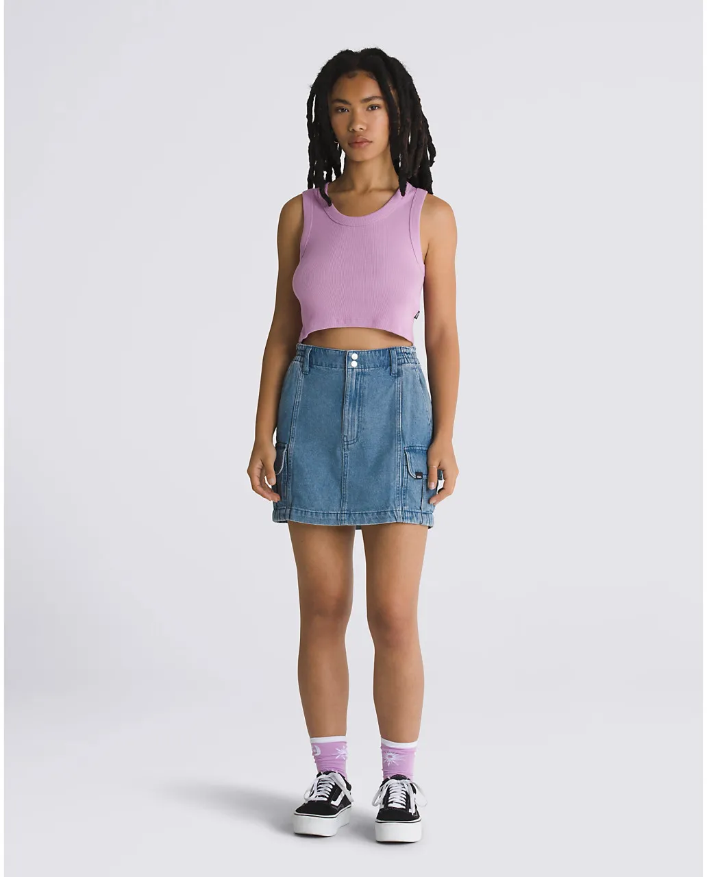 Vans Drew Rib Tank Top - Smoky Grape