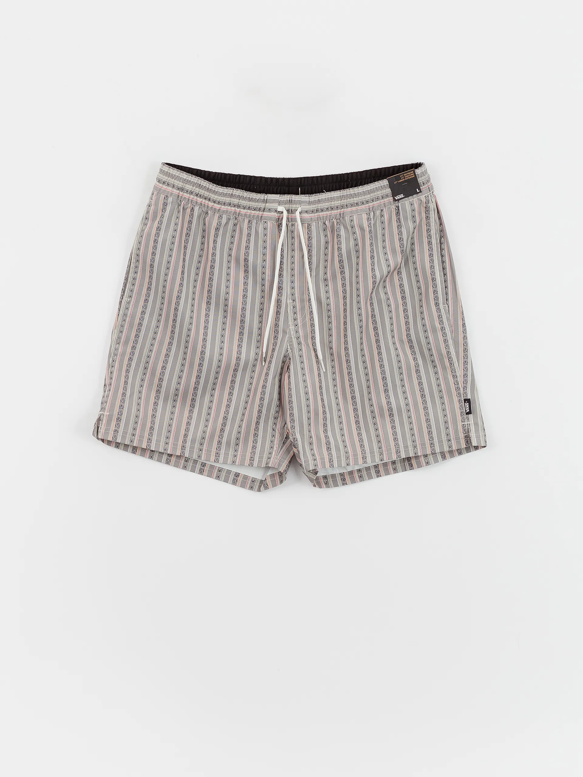 Vans Primary Stripe Elastic Boardshorts (oatmeal/black)