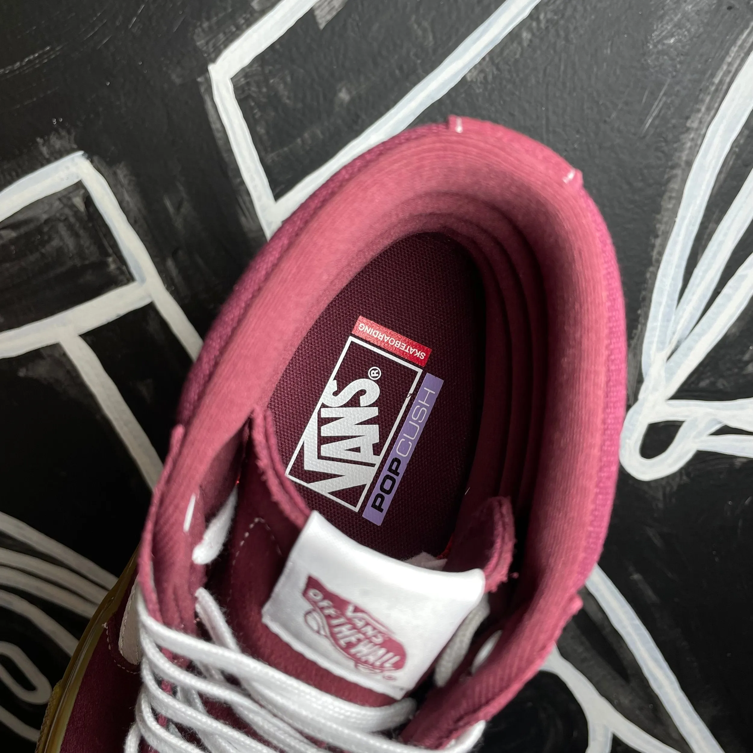 VANS SKATE SK8 HI PORT/GUM