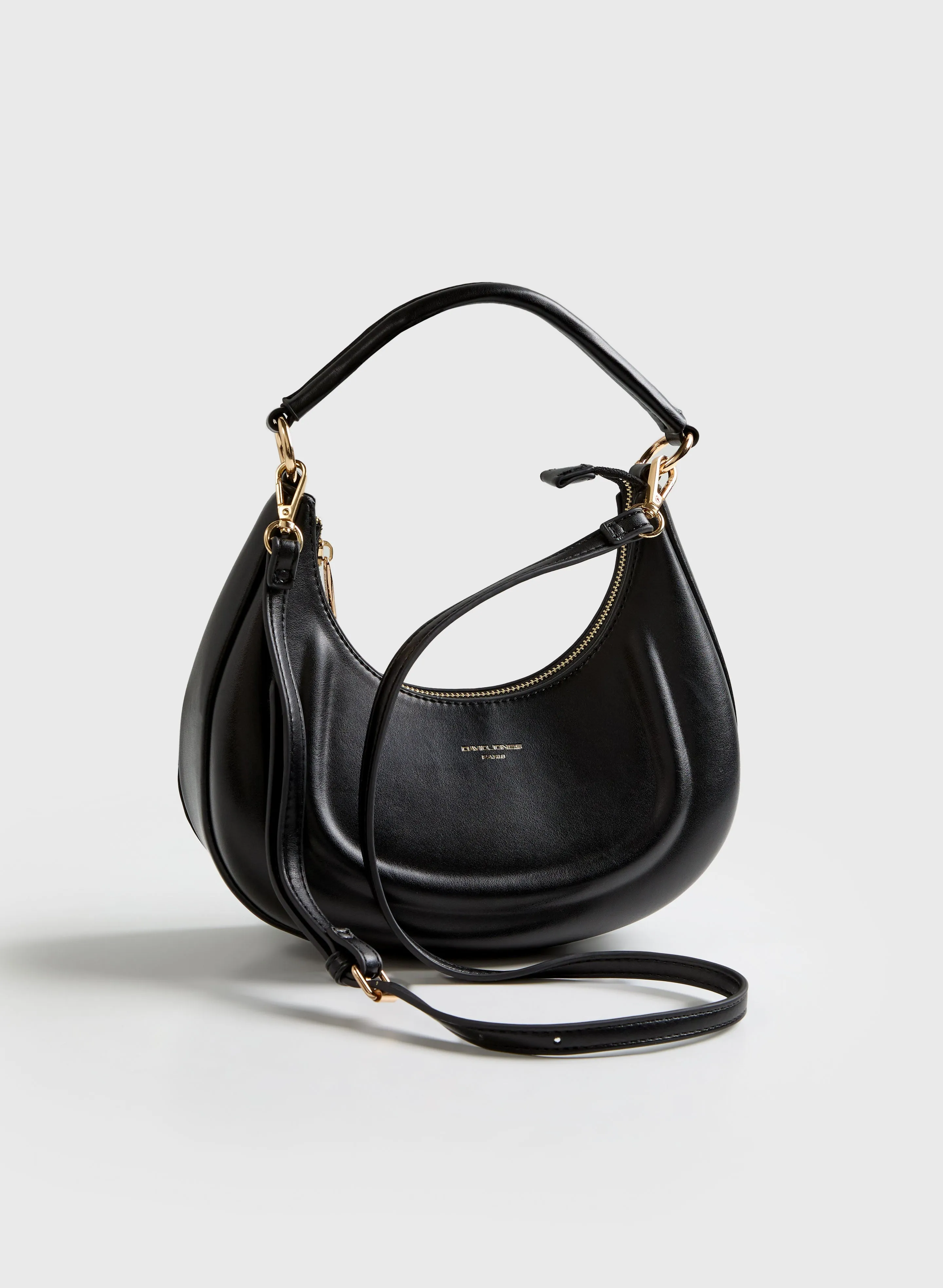 Vegan Leather Crescent Bag