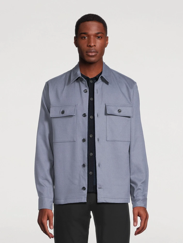 VINCE Double-Face Workwear Shirt