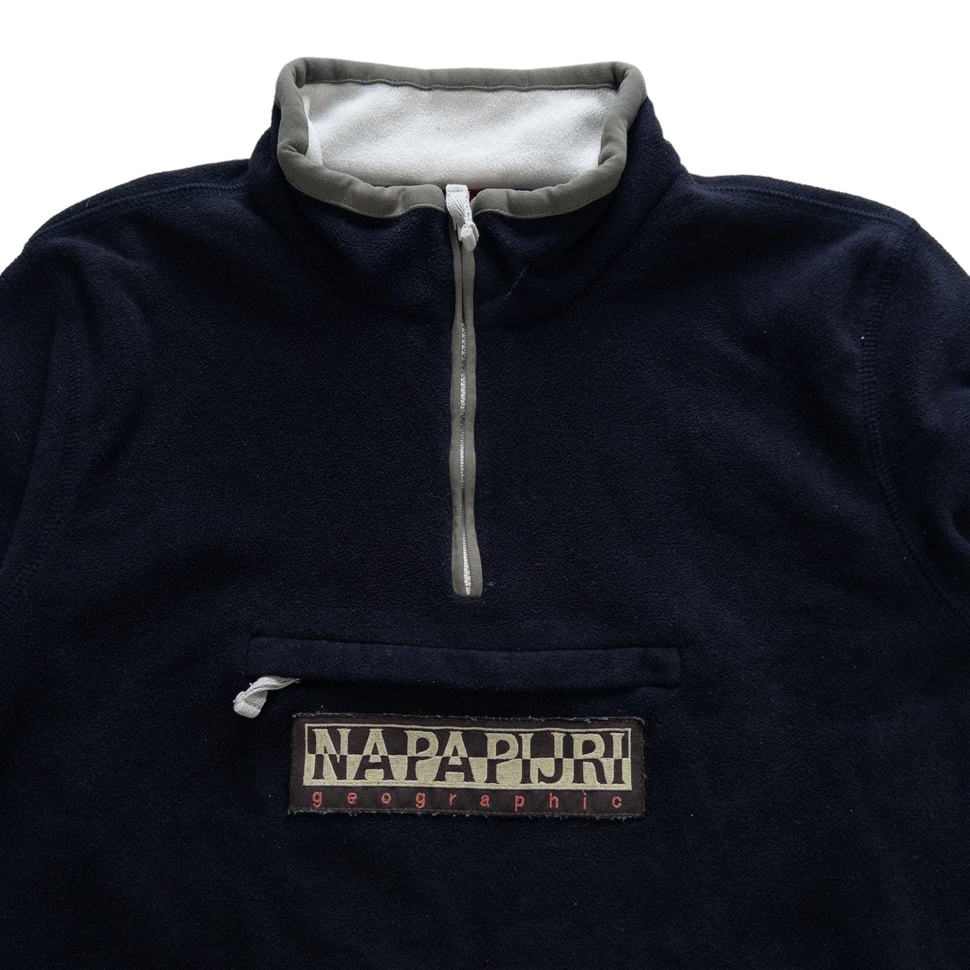 Vintage Napapijri Q Zip Fleece Woman's Size S