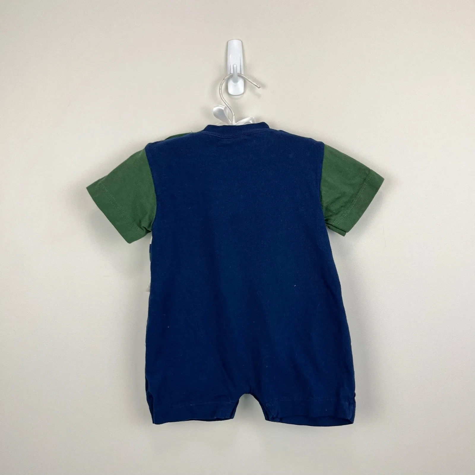 Vintage Weeplay Kids Save the World Shortall Romper 6-9 Months