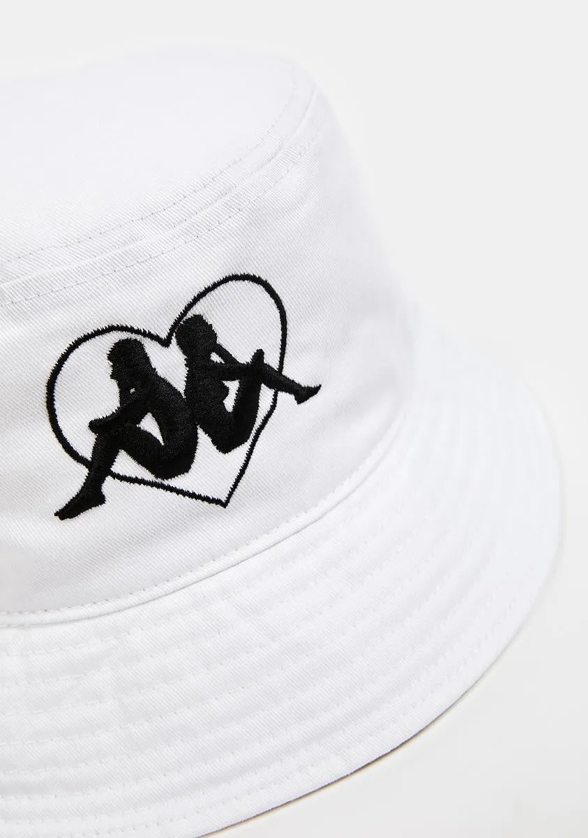 White Authentic Tychy Bucket Hat-