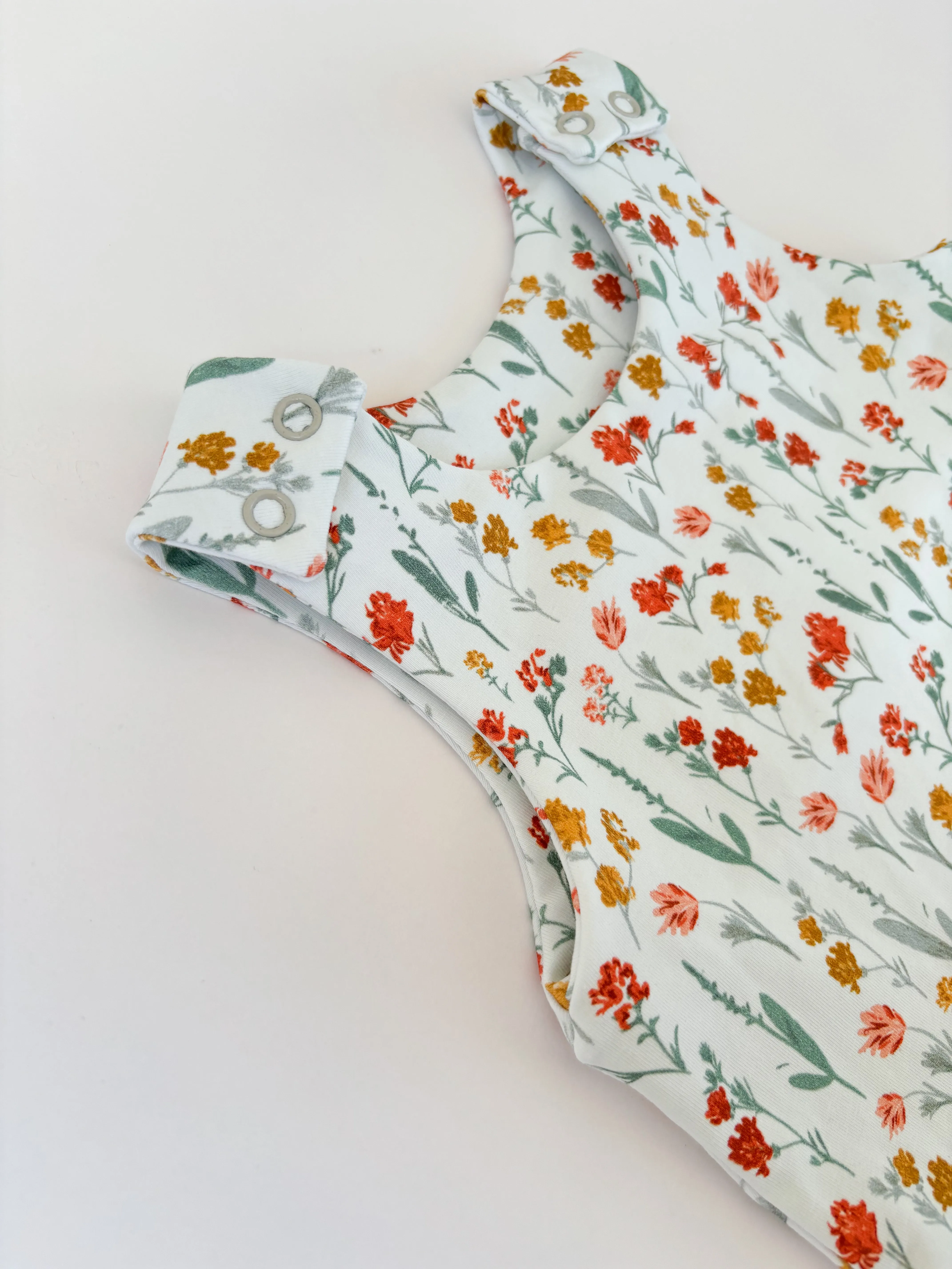 wild flowers romper