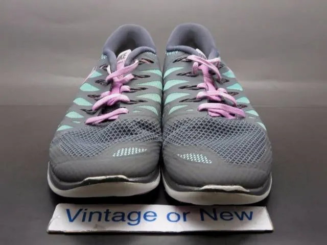 Women's Nike Free 5.0 Dark Grey Light Magnet Turquoise R...