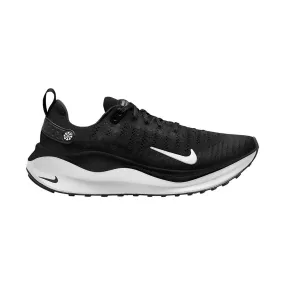 Women's Nike React Infinity Run Flyknit 4 Running Shoe - Black/White-Dark Grey- Regular (B)