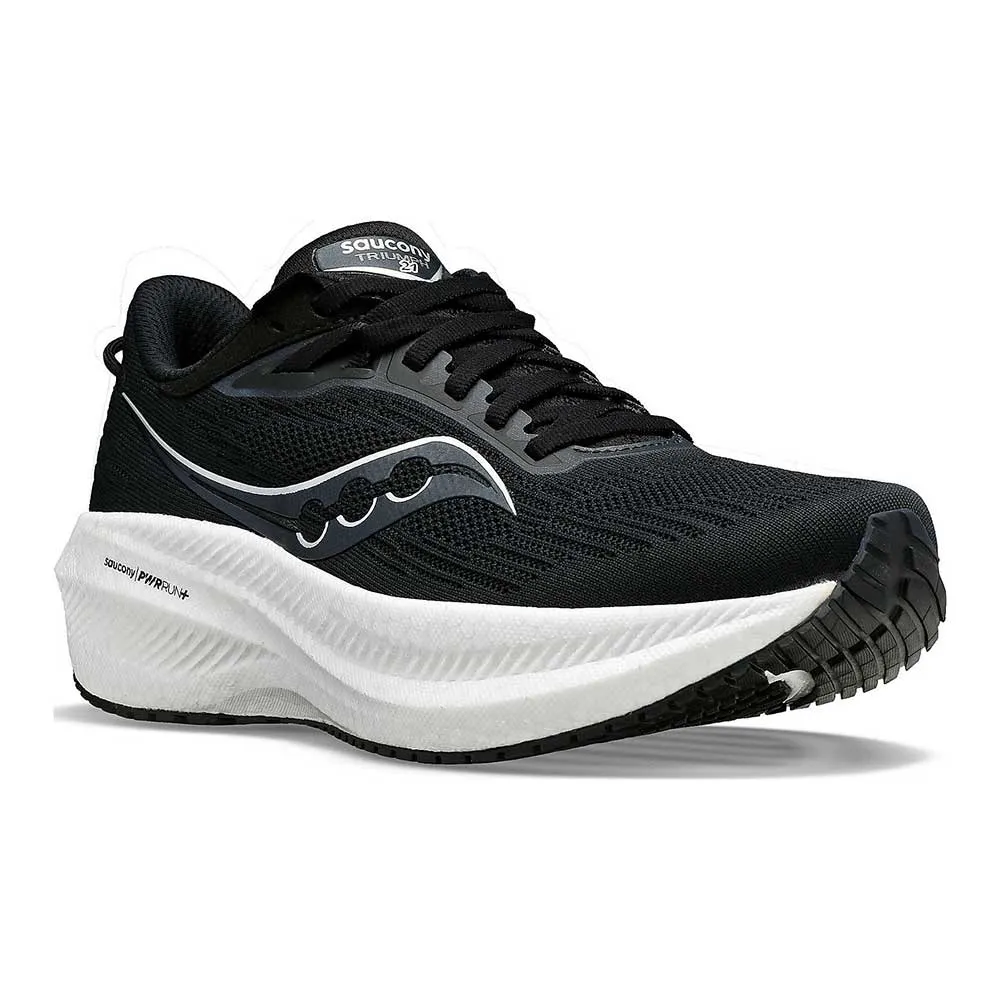 Women's Triumph 21 Running Shoe - Black/White - Regular (B)