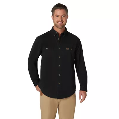 Wrangler Riggs Workwear Long Sleeve Twill Work Shirt