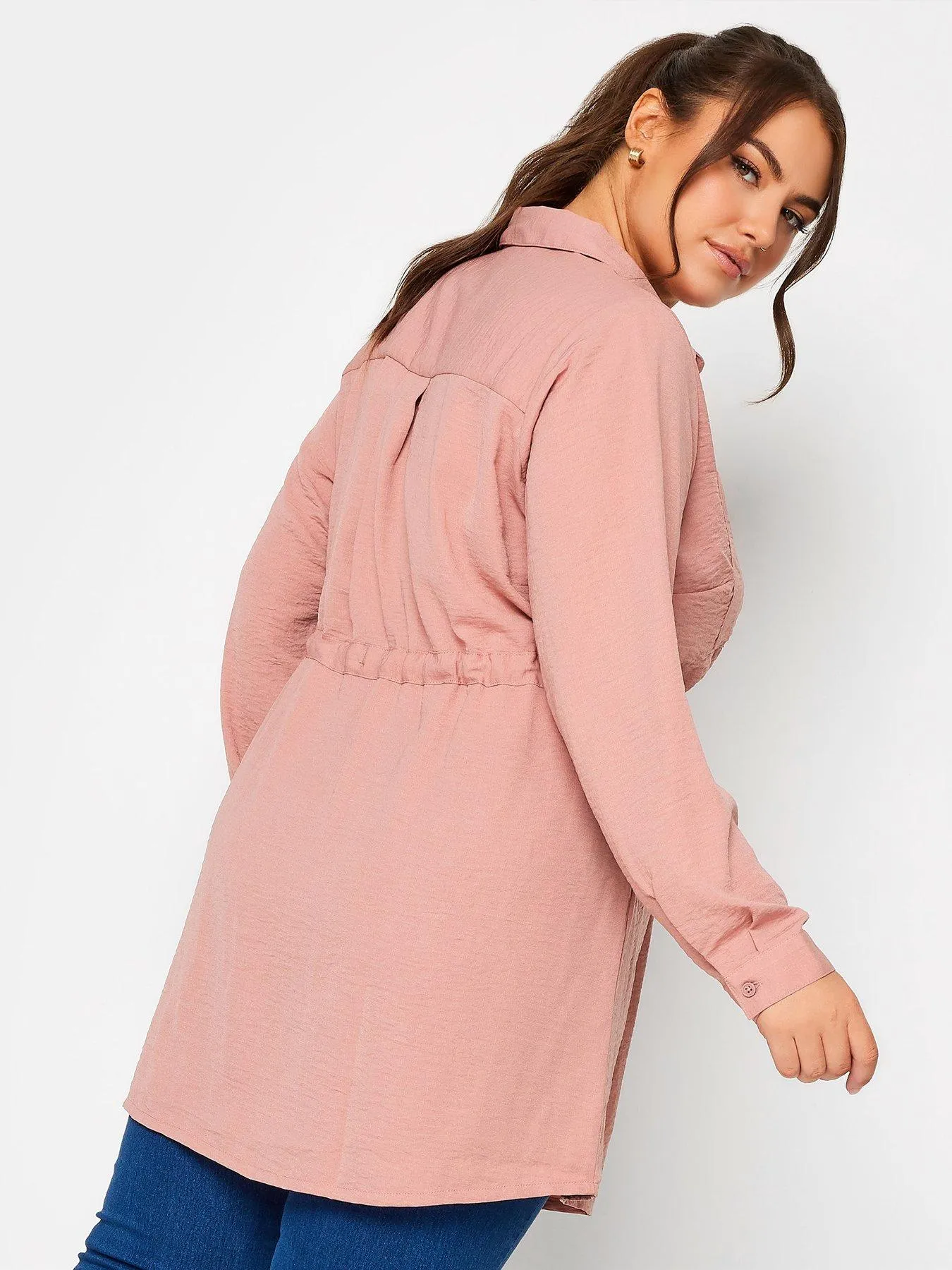 Yours Utility Tunic Rose Pink